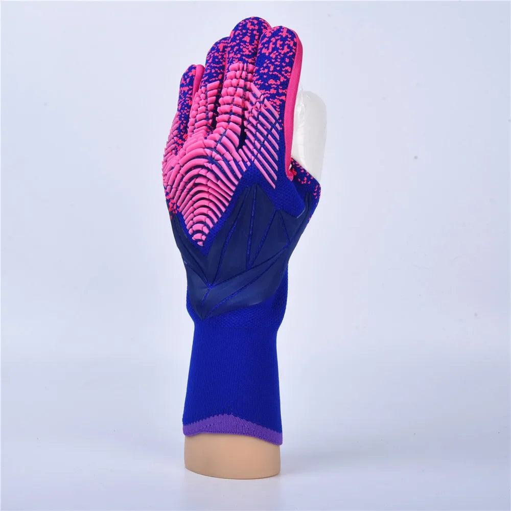 ROXXANA Kids Adults Goalkeeper Gloves Goalie Gloves Thicken Latex Football Soccer Anti-Slip Soccer Breathable Children Goalie