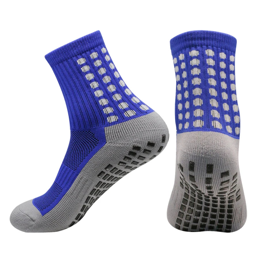 4PCS Set Non-Slip Viscose Football Socks with Drawstring Bag for Men & Women Outdoor Sports Running Basketball Leg Bandage