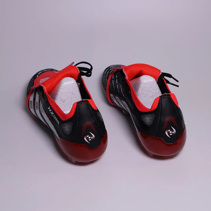 2502 Pro Mens Soccer Shoes Laceless TF/FG Training Football Sneakers Non-slip Youth Turf Soccer Cleats Chuteira Campo 35-45