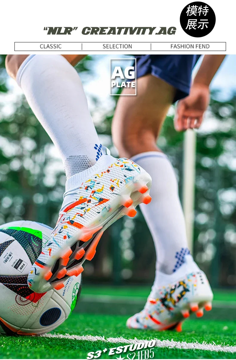 Men Football Shoes Society Soccer Shoes Sneaker Non Slip Professional Training Women Indoor Cleats Sports Wear Football Boots