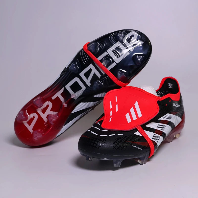 2502 Pro Mens Soccer Shoes Laceless TF/FG Training Football Sneakers Non-slip Youth Turf Soccer Cleats Chuteira Campo 35-45