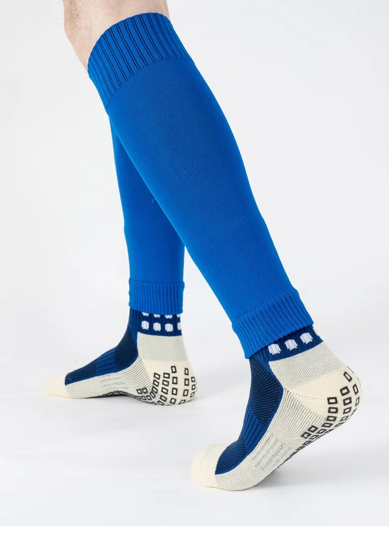 4PCS Set Non-Slip Viscose Football Socks with Drawstring Bag for Men & Women Outdoor Sports Running Basketball Leg Bandage