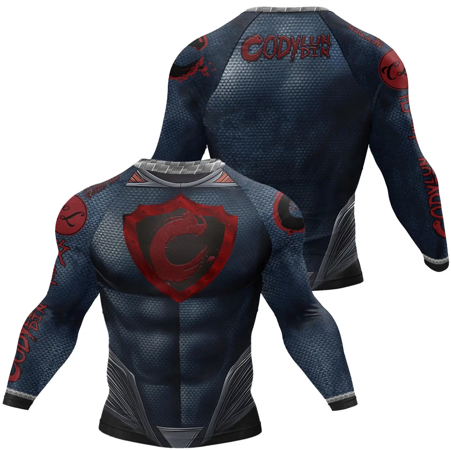 MMA Rash Guard T-shirt Rashguard For Men BJJ Jiu Jitsu & Kickboxing Compression Shirts Sport Boxing Fightwear for Muay Thai Tops