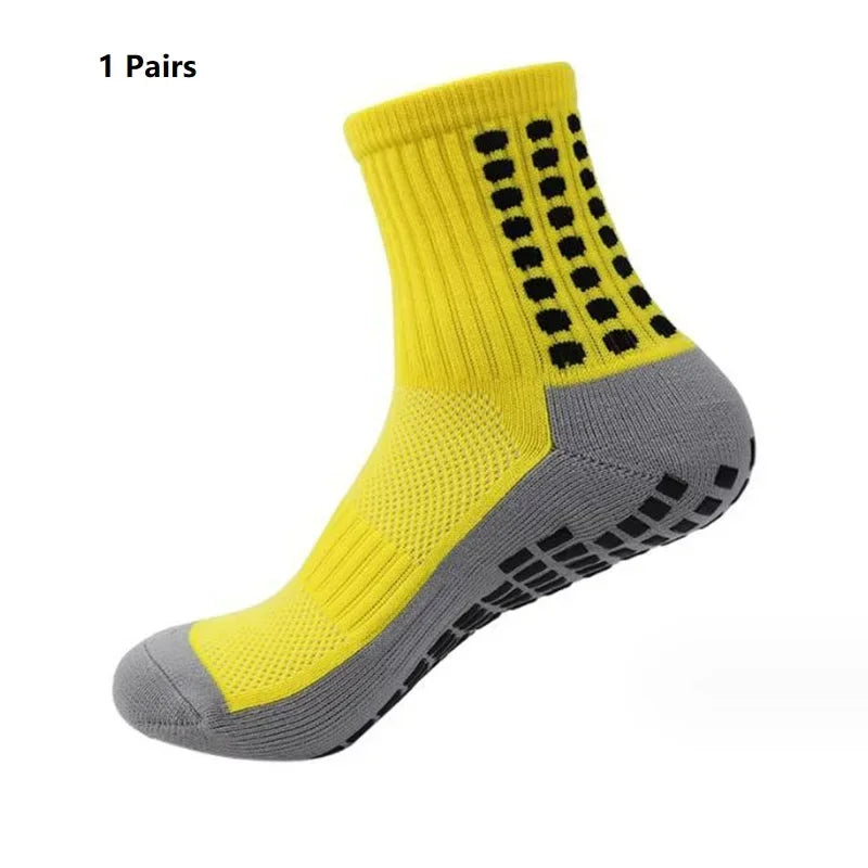 Grip Soccer Socks Anti Slip Non Slip Men's Athletic Socks for Football Basketball Sports, 1/10/12/20 Pair 2025
