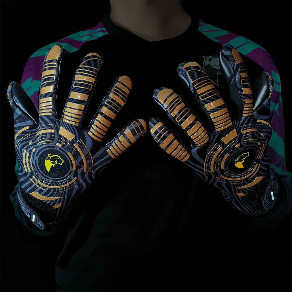 Professional Football Goalkeeper Gloves Kids Adults Latex Thickened Protection Child Goalkeeper Teenager Goalie Soccer Gloves
