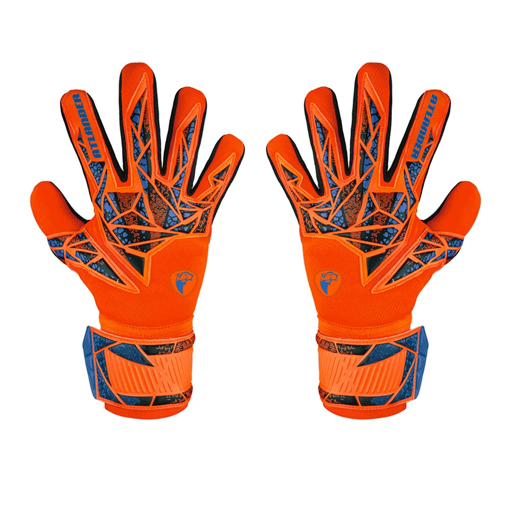 Goalkeeper Gloves Kids Adults Anti-Slip Latex Football High Quality Soccer Strong Grip Match Training Wrist Strap Goalie Glove