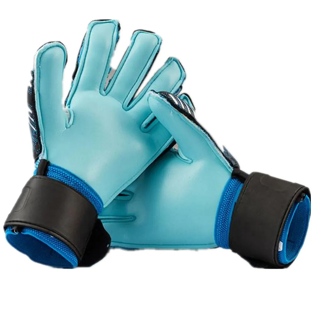 Professional Goalkeeper Gloves Men Women Kids Football Soccer Goalie Gloves 4mm Non-slip Thicken Latex Glove 5 Finger Save Guard