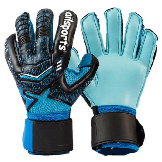 Professional Goalkeeper Gloves Men Women Kids Football Soccer Goalie Gloves 4mm Non-slip Thicken Latex Glove 5 Finger Save Guard