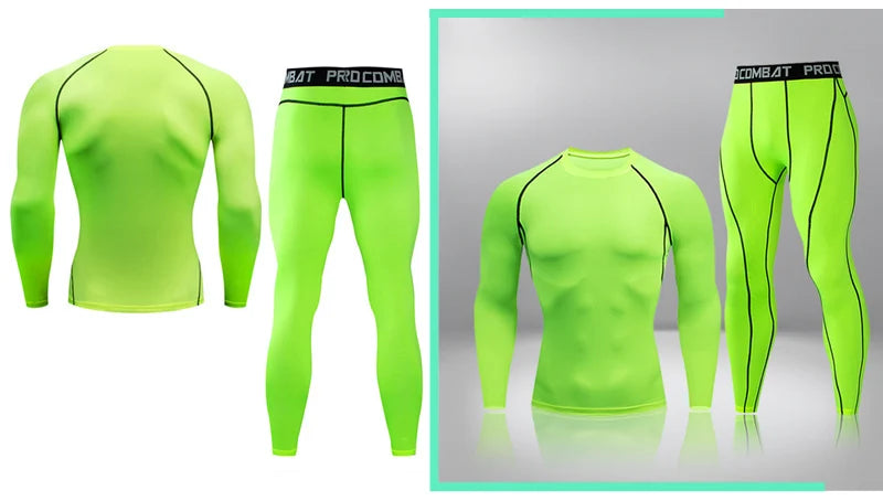Winter Thermal Underwear Men Warm First Layer Man Undrewear Set Compression Quick Drying Second Skin Long Johns Sport 2 Sets