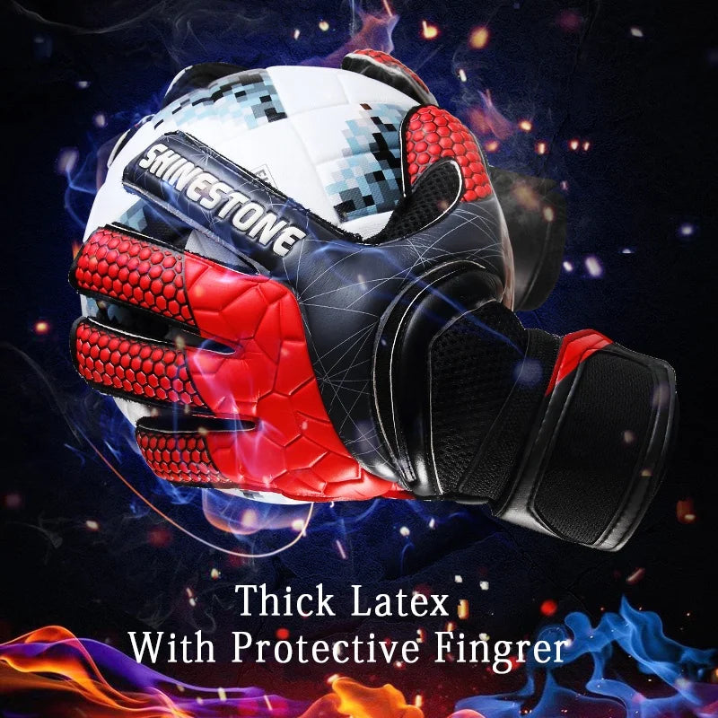 Shinestone Professional Customized Wholesale Thick Latex Soccer Professional Goalkeeper Gloves
