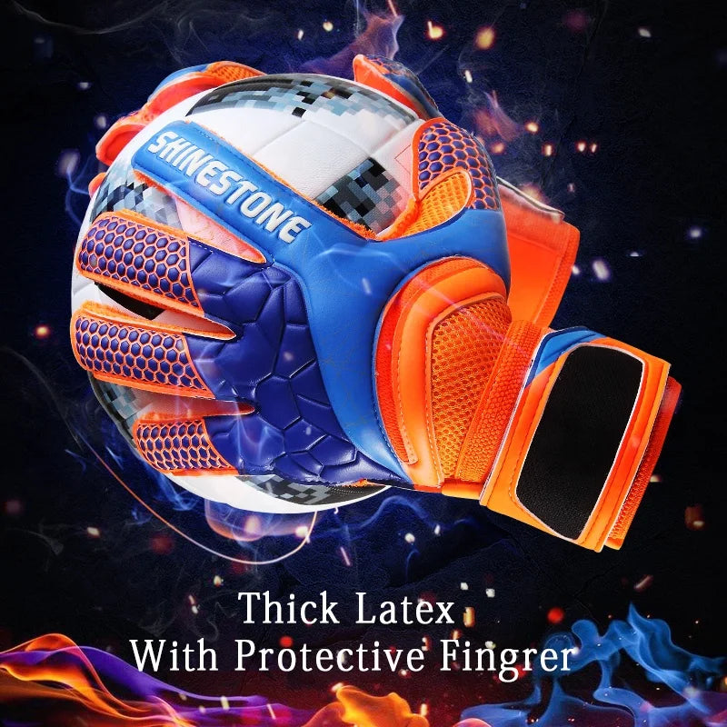 Shinestone Professional Customized Wholesale Thick Latex Soccer Professional Goalkeeper Gloves