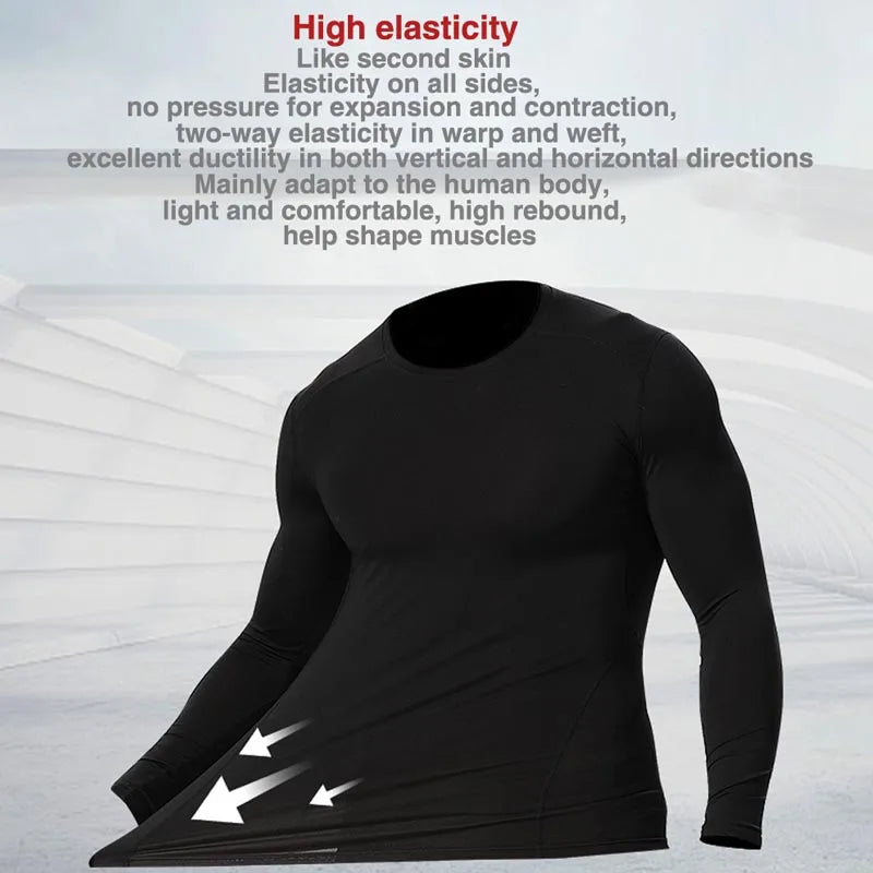 Winter Thermal Underwear Men Warm First Layer Man Undrewear Set Compression Quick Drying Second Skin Long Johns Sport 2 Sets
