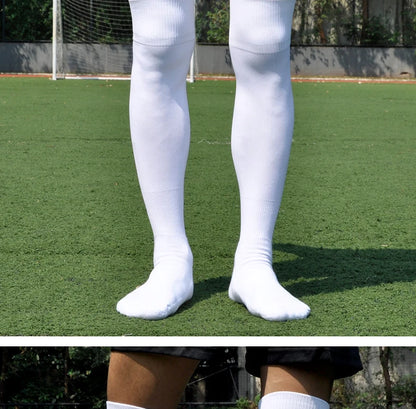 Adult Football Socks Long Male Thickening Towel Bottom Sports Socks Non-slip Sweat Training Soccer Football Stockings