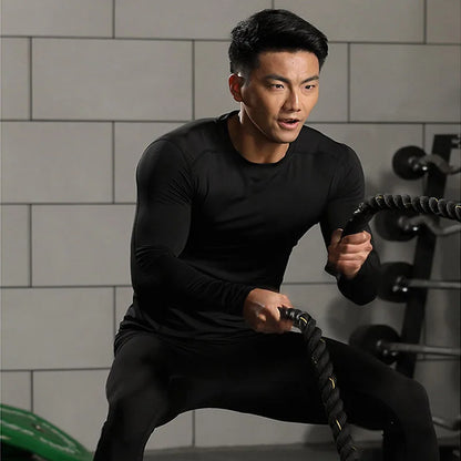 Winter Thermal Underwear Men Warm First Layer Man Undrewear Set Compression Quick Drying Second Skin Long Johns Sport 2 Sets
