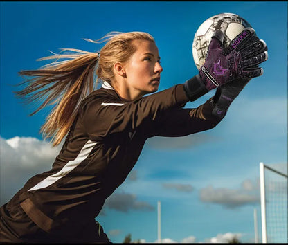 WVVOU Soccer Goalie Gloves for Adults and Youth, High Performance Goalkeeper Gloves with 5 Detachable Finger Saves
