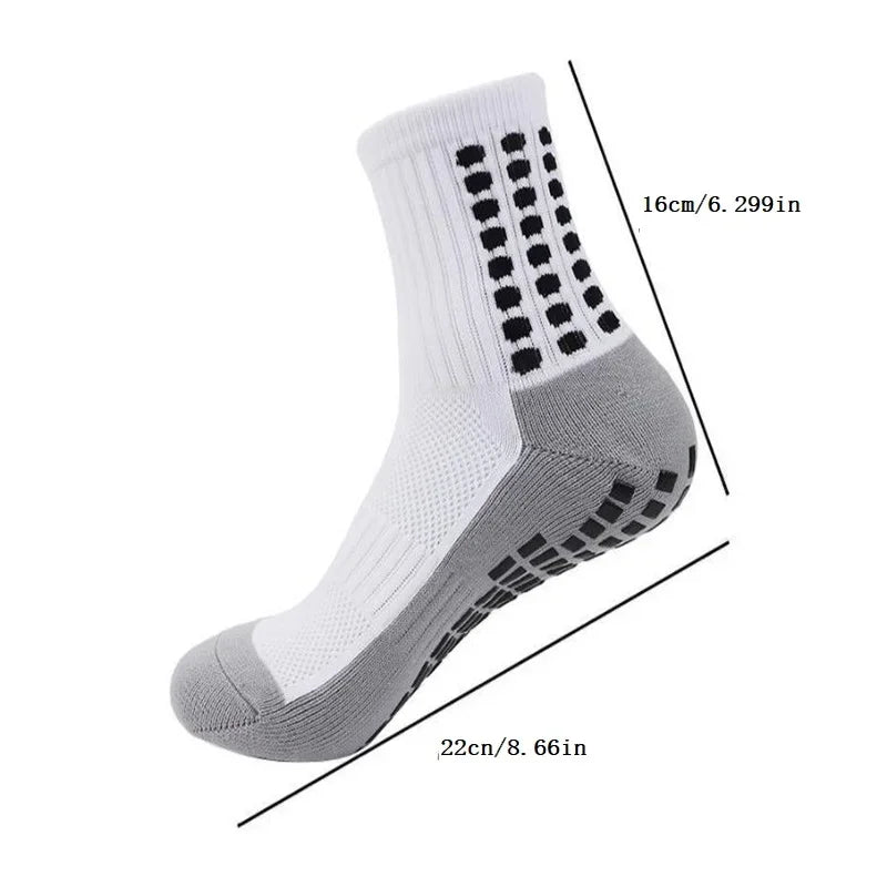 Grip Soccer Socks Anti Slip Non Slip Men's Athletic Socks for Football Basketball Sports, 1/10/12/20 Pair 2025