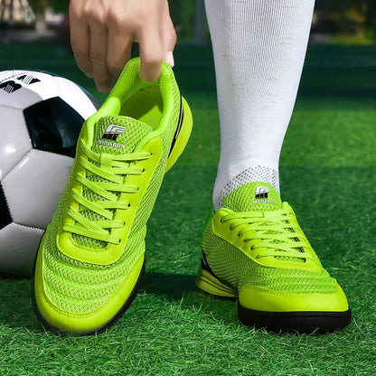 New Arrival Men's Soccer Shoes with Long Spike for Outdoor Training in Spring and Autumn Man Football Training Teenager Sneakers