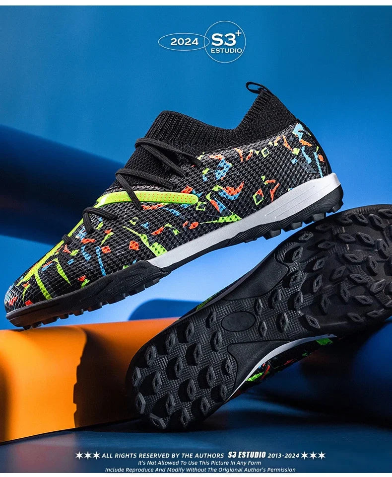 Men Football Shoes Society Soccer Shoes Sneaker Non Slip Professional Training Women Indoor Cleats Sports Wear Football Boots