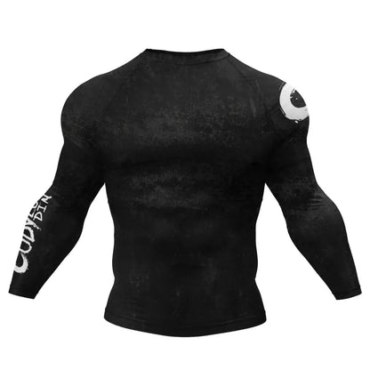 MMA Rash Guard T-shirt Rashguard For Men BJJ Jiu Jitsu & Kickboxing Compression Shirts Sport Boxing Fightwear for Muay Thai Tops