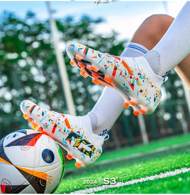 Men Football Shoes Society Soccer Shoes Sneaker Non Slip Professional Training Women Indoor Cleats Sports Wear Football Boots