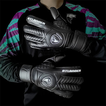 Fingersave Goalkeeper Gloves Football Wrist Strap Latex Finger Save Guard Protection Kids Adult Soccer Strong Grip Goalie Glove