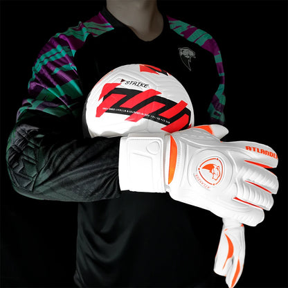 Fingersave Goalkeeper Gloves Football Wrist Strap Latex Finger Save Guard Protection Kids Adult Soccer Strong Grip Goalie Glove