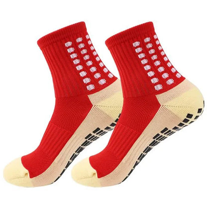 Grip Soccer Socks Anti Slip Non Slip Men's Athletic Socks for Football Basketball Sports, 1/10/12/20 Pair 2025