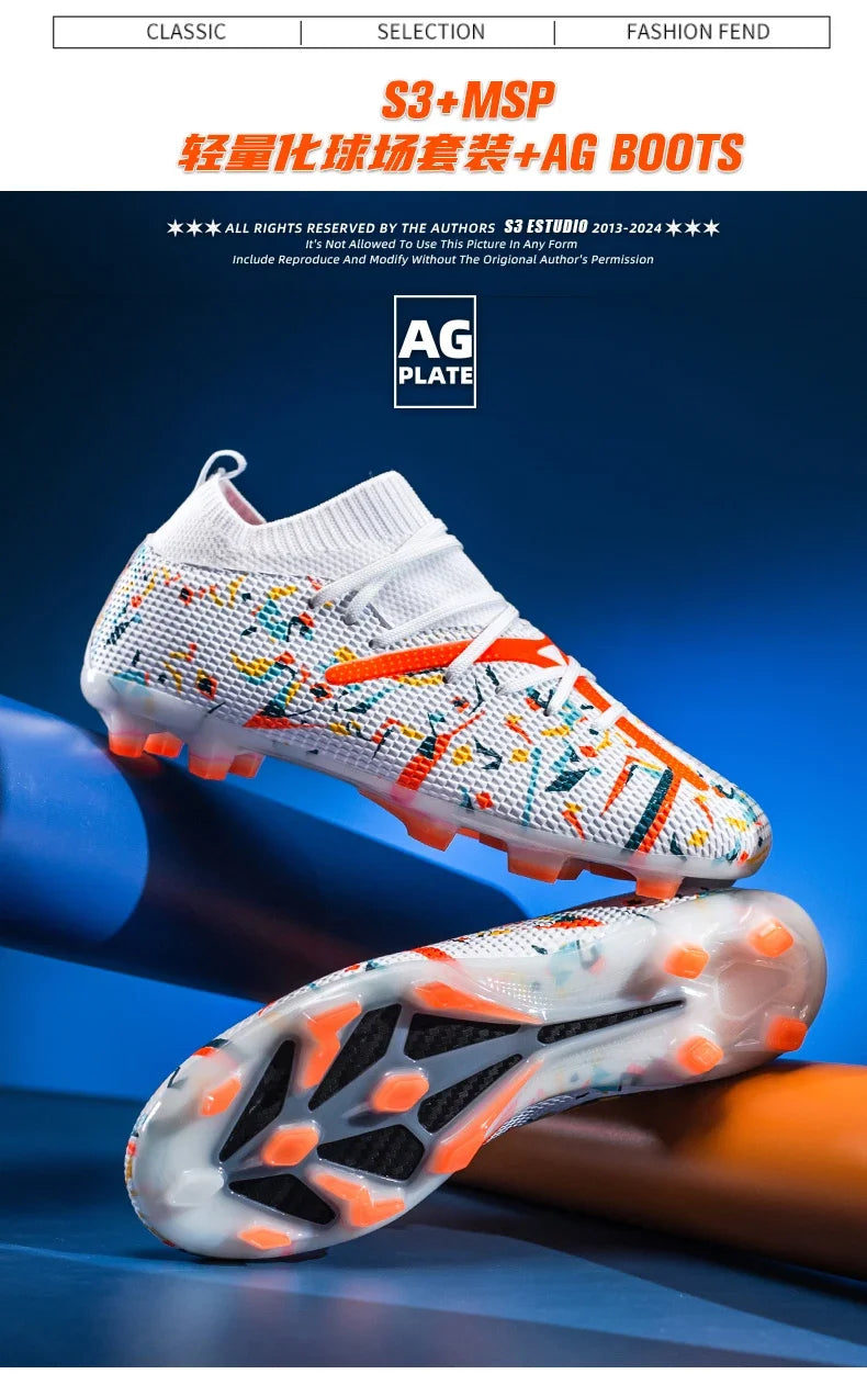 Men Football Shoes Society Soccer Shoes Sneaker Non Slip Professional Training Women Indoor Cleats Sports Wear Football Boots