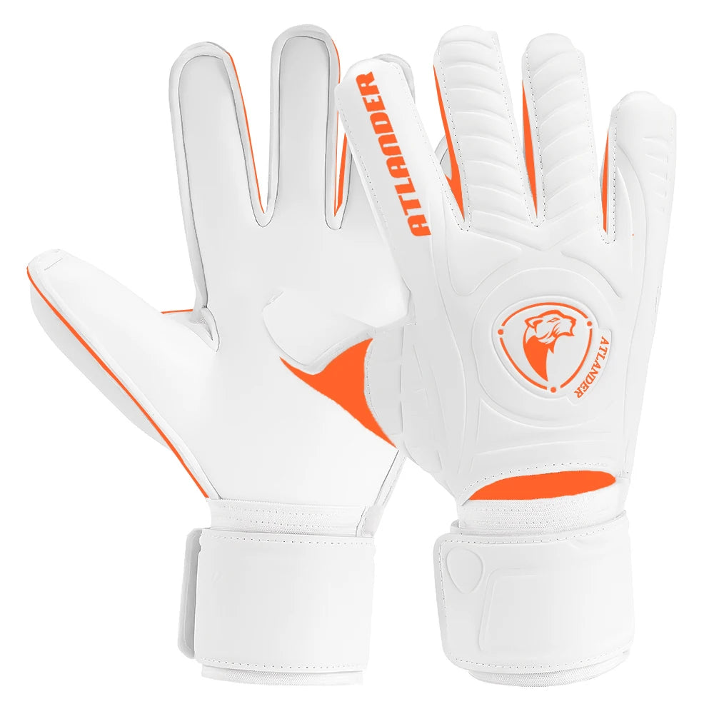 Kids Adult Fingersave Goalkeeper Gloves Football Wrist Strap Latex Finger Save Guard Protection Soccer Strong Grip Goalie Glove