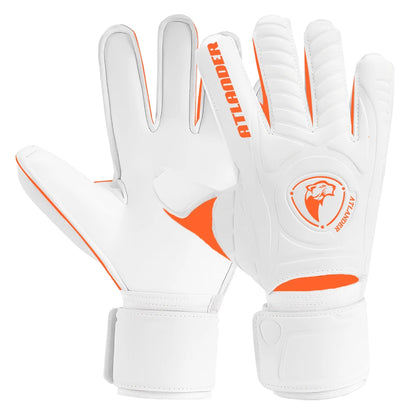 Kids Adult Fingersave Goalkeeper Gloves Football Wrist Strap Latex Finger Save Guard Protection Soccer Strong Grip Goalie Glove