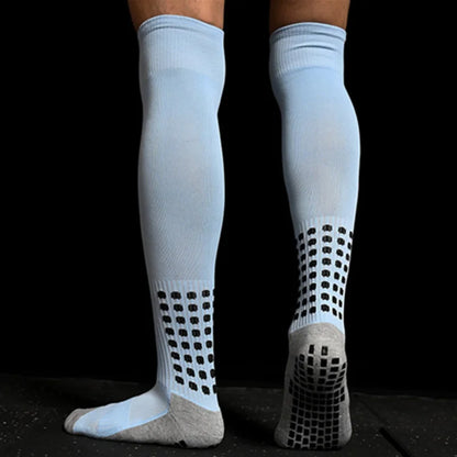 Breathable Women Knee New Men Socks Non-Slip and High Soccer Towel Bottom Cycling Hiking Sports Training Long Football Socks