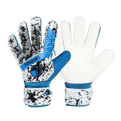 Childs Soccer Goalkeeper Gloves Teens Latex Thickened Protection Goalkeeper Gloves Football Goalie Non-slip Gloves for Training