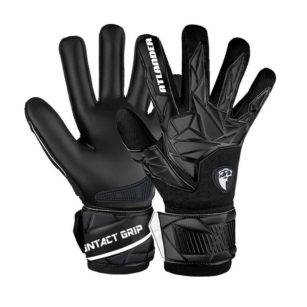 Goalkeeper Gloves Kids Adults Anti-Slip Latex Football High Quality Soccer Strong Grip Match Training Wrist Strap Goalie Glove