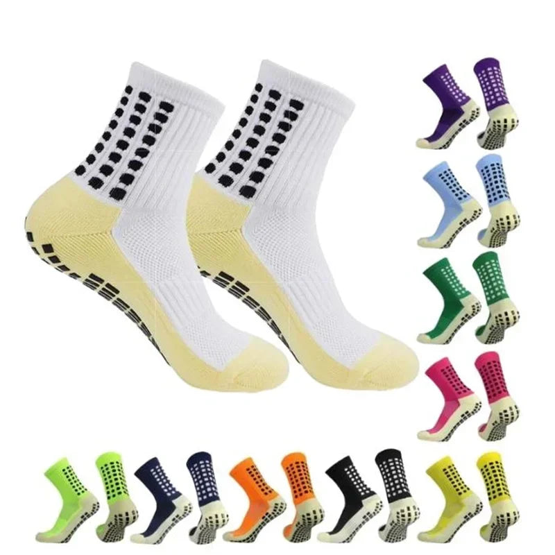 Grip Soccer Socks Anti Slip Non Slip Men's Athletic Socks for Football Basketball Sports, 1/10/12/20 Pair 2025