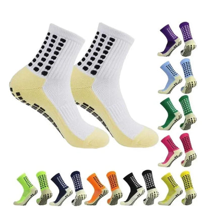 Grip Soccer Socks Anti Slip Non Slip Men's Athletic Socks for Football Basketball Sports, 1/10/12/20 Pair 2025