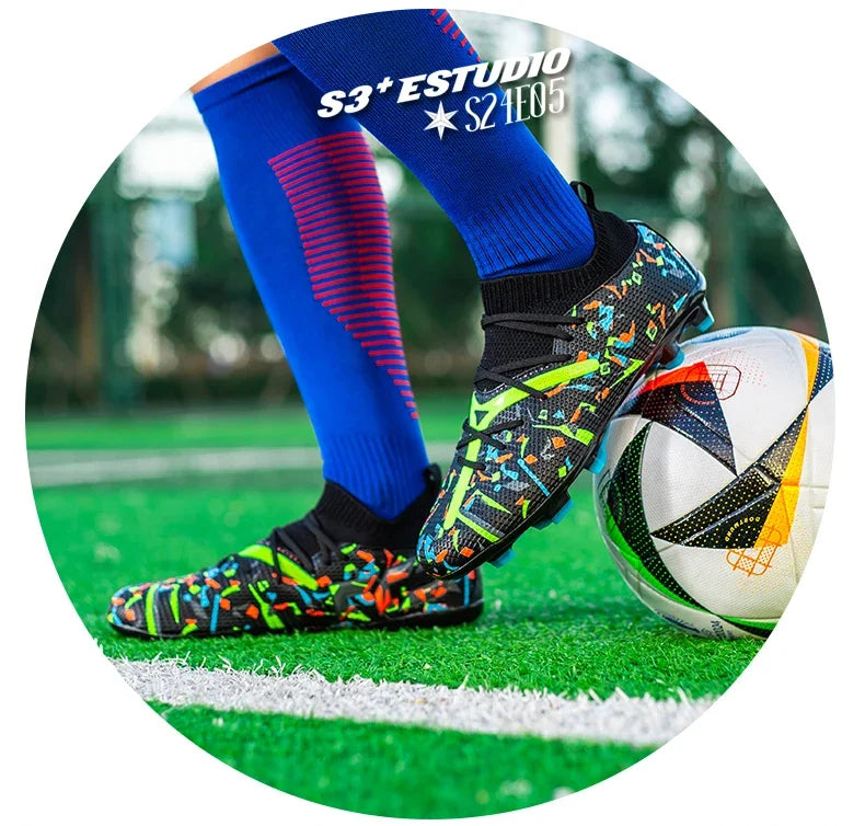Men Football Shoes Society Soccer Shoes Sneaker Non Slip Professional Training Women Indoor Cleats Sports Wear Football Boots
