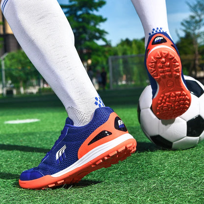 New Arrival Men's Soccer Shoes with Long Spike for Outdoor Training in Spring and Autumn Man Football Training Teenager Sneakers