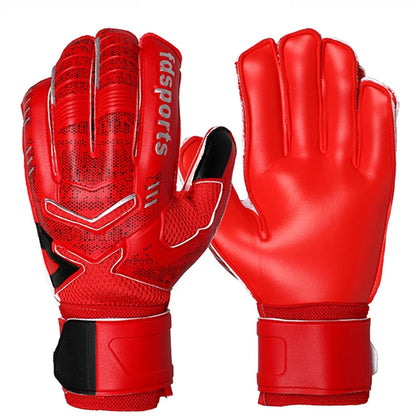 Professional Goalkeeper Gloves Men Women Kids Football Soccer Goalie Gloves 4mm Non-slip Thicken Latex Glove 5 Finger Save Guard