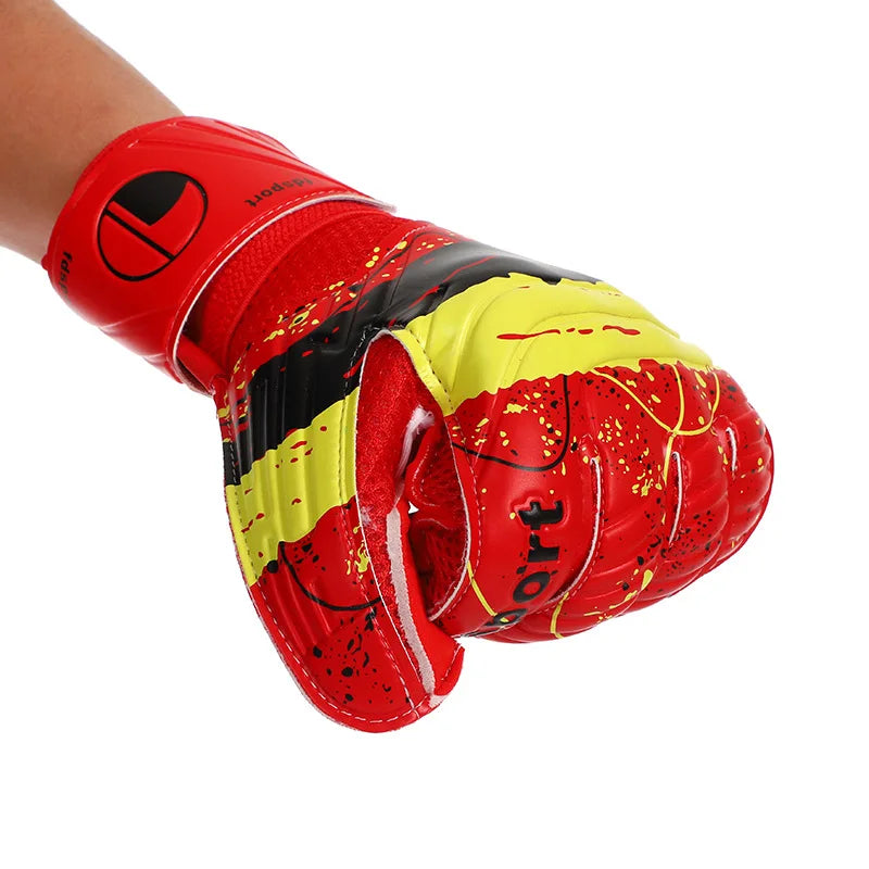 New Latex Football Goalkeeper Gloves Thickened Football Professional Protection Adults Teenager Goalkeeper Soccer Goalie Gloves