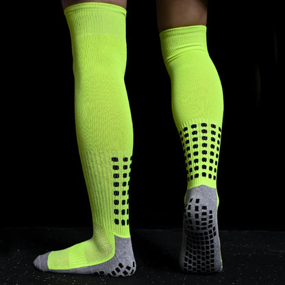 Breathable Women Knee New Men Socks Non-Slip and High Soccer Towel Bottom Cycling Hiking Sports Training Long Football Socks
