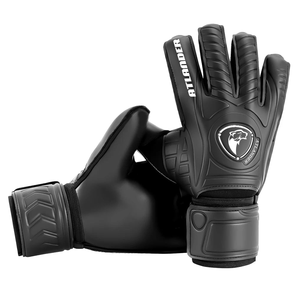 Kids Adult Fingersave Goalkeeper Gloves Football Wrist Strap Latex Finger Save Guard Protection Soccer Strong Grip Goalie Glove