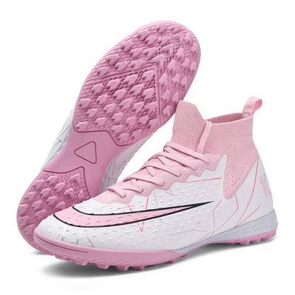 Original Outdoor Soccer Shoes for Men Indoor Futsal Non-Slip TF/IC Grass Field Breathable Youth Training Football Boots Sneakers