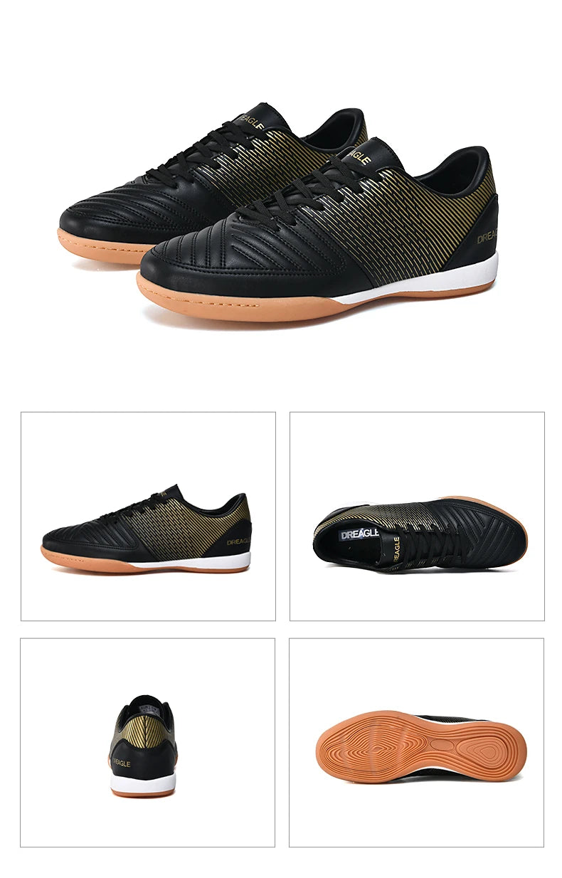 Indoor Soccer Cleats Men Professional Futsal Shoes Anti Skid Mens Football Boots Original Hard Court Chuteira Society Futebol