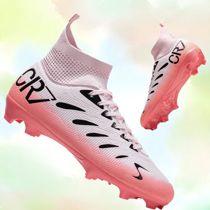 New Men Soccer Shoes Kids Cleats Grass Adult Professional Football Boots Ultralight Non-Slip Boys Training Shoes Drop Shipping