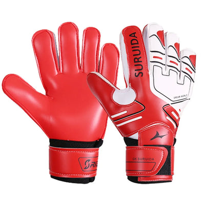 1 Pair Size 5-10 Goalkeeper Gloves Thickened Anti Slip Kids Football Goalie Gloves Professional Cushioning