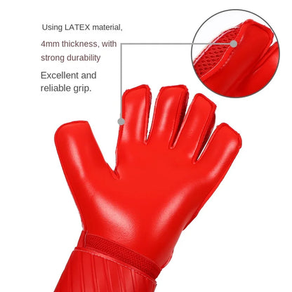 New Latex Football Goalkeeper Gloves Thickened Football Professional Protection Adults Teenager Goalkeeper Soccer Goalie Gloves