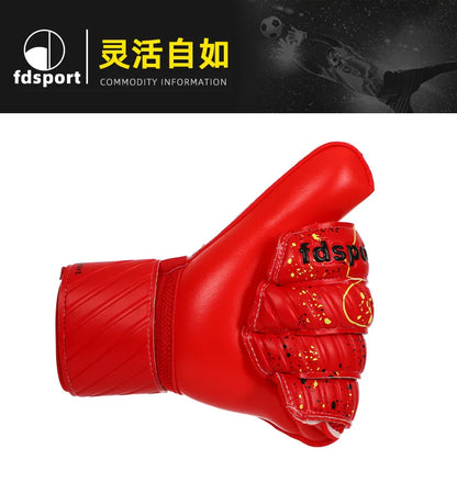 New Latex Football Goalkeeper Gloves Thickened Football Professional Protection Adults Teenager Goalkeeper Soccer Goalie Gloves