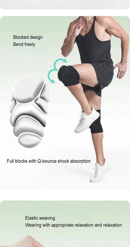 AOLIKES 1 Pair Knee Pads, Anti-Slip Collision Avoidance Kneepads with Thick EVA Foam, for Volleyball, Football Dance Knee Sleeve