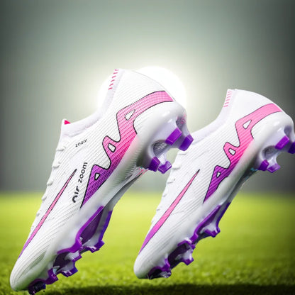 Men's professional football shoes with long spikes, AG/FG outdoor sports training shoes, entertainment games, artificial turf