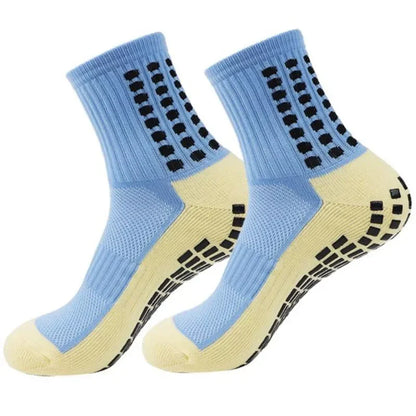 Grip Soccer Socks Anti Slip Non Slip Men's Athletic Socks for Football Basketball Sports, 1/10/12/20 Pair 2025